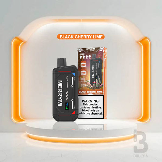 Jednorazówki - E papieros - Polska - MerryMi - M-Mecha - 16K - Black Cherry Lime - Najtańsze